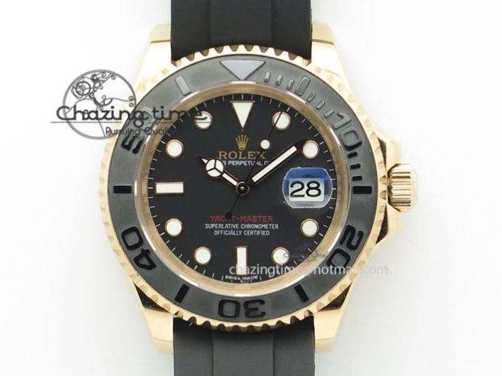 EWF SS Dial RG Yacht-Master Brown RG Bracelet 1:1 Edition Best on 126621 SS A3235 0409